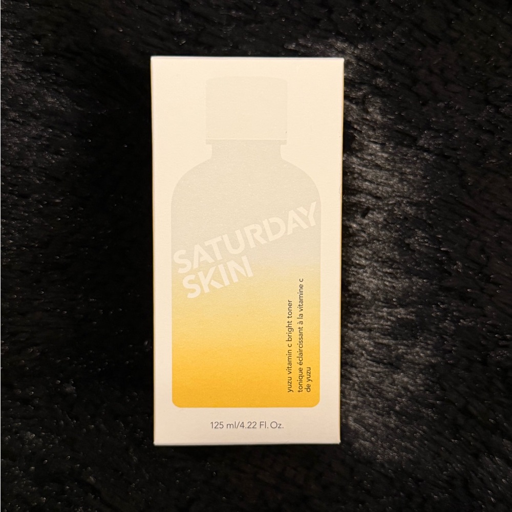 Saturday Skin Yuzu Vitamin C Bright Toner 125ml Brand New In Box